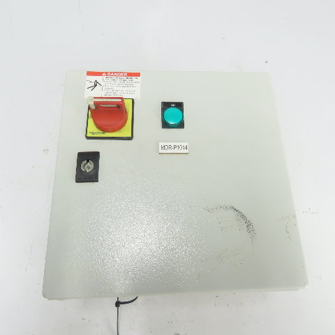 Sneider 12"x 12" x 7" Electrical Enclosure W/ Backplate And Disconnect Switch