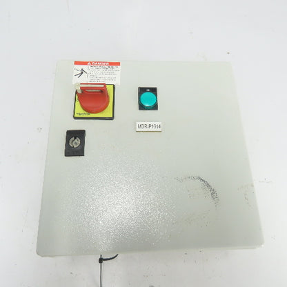 Sneider 12"x 12" x 7" Electrical Enclosure W/ Backplate And Disconnect Switch