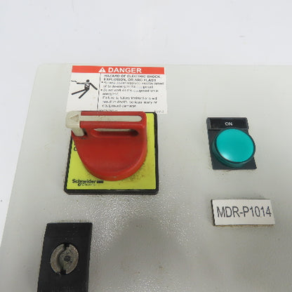 Sneider 12"x 12" x 7" Electrical Enclosure W/ Backplate And Disconnect Switch