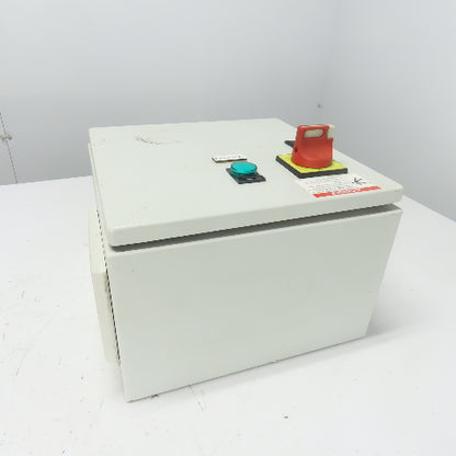 Sneider 12"x 12" x 7" Electrical Enclosure W/ Backplate And Disconnect Switch