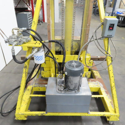 Teter 2005 428 Electric Over Hydraulic Portable Rotary Column Lift 3PH 130" Lift