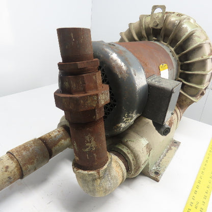 Baldor J1210B 10HP Direct Drive Regenerative Blower 230/460V 3PH 3450RPM 2.5"NPT