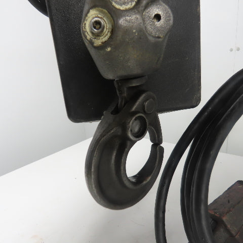 Coffing EC.2016.7 1 Ton 2000LBS Electric Chain Hoist 20' Lift 16FPM 208V 3Ph