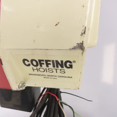 Coffing EC.2016.7 1 Ton 2000LBS Electric Chain Hoist 15' Lift 16FPM 208V 3Ph