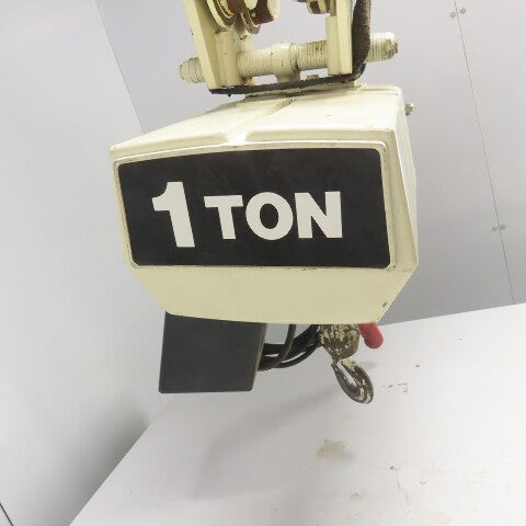 Coffing EC.2016.7 1 Ton 2000LBS Electric Chain Hoist 15' Lift 16FPM 208V 3Ph