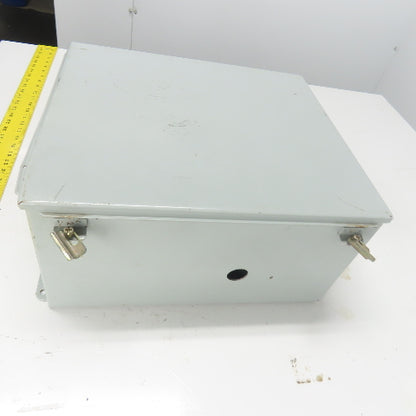 Hoffman A16148CH 16" X 14" X 8" Electrical Enclosure Type 12,13 W/ Backplate