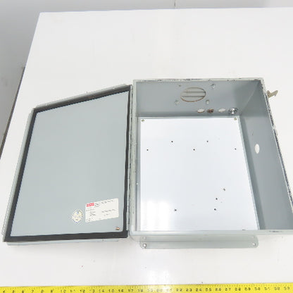Hoffman A16148CH 16" X 14" X 8" Electrical Enclosure Type 12,13 W/ Backplate