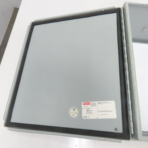 Hoffman A16148CH 16" X 14" X 8" Electrical Enclosure Type 12,13 W/ Backplate