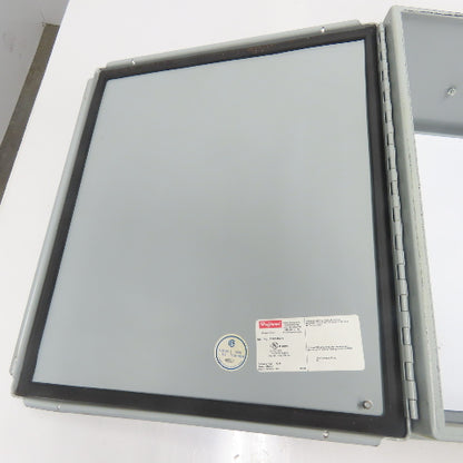 Hoffman A16148CH 16" X 14" X 8" Electrical Enclosure Type 12,13 W/ Backplate