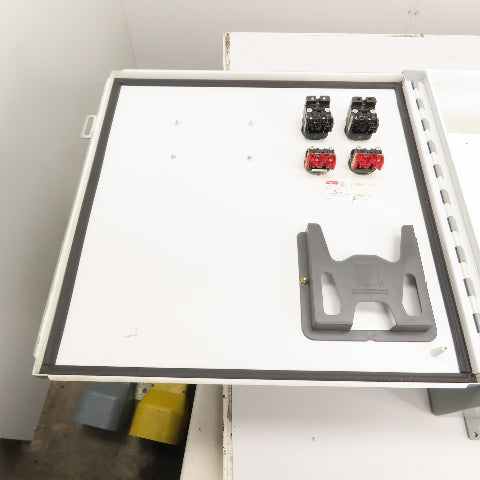 Hoffman A242406LP 24" x 24" x 6" Electrical Enclosure W/ Backplate Type 12, 13