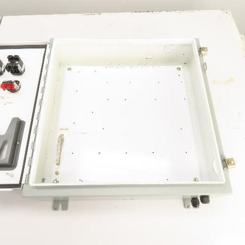 Hoffman A242406LP 24" x 24" x 6" Electrical Enclosure W/ Backplate Type 12, 13