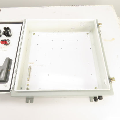 Hoffman A242406LP 24" x 24" x 6" Electrical Enclosure W/ Backplate Type 12, 13