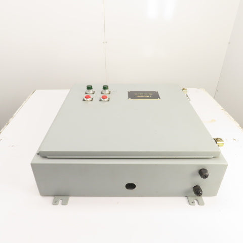 Hoffman A242406LP 24" x 24" x 6" Electrical Enclosure W/ Backplate Type 12, 13