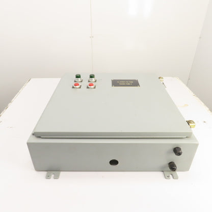 Hoffman A242406LP 24" x 24" x 6" Electrical Enclosure W/ Backplate Type 12, 13
