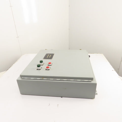 Hoffman A242406LP 24" x 24" x 6" Electrical Enclosure W/ Backplate Type 12, 13