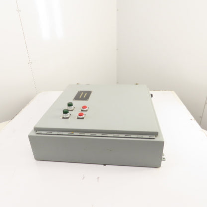 Hoffman A242406LP 24" x 24" x 6" Electrical Enclosure W/ Backplate Type 12, 13