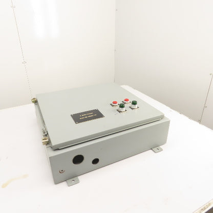 Hoffman A242406LP 24" x 24" x 6" Electrical Enclosure W/ Backplate Type 12, 13