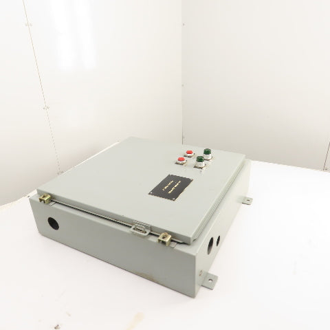 Hoffman A242406LP 24" x 24" x 6" Electrical Enclosure W/ Backplate Type 12, 13