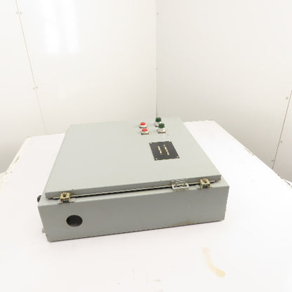 Hoffman A242406LP 24" x 24" x 6" Electrical Enclosure W/ Backplate Type 12, 13