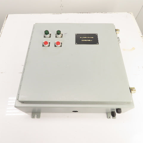Hoffman A242406LP 24" x 24" x 6" Electrical Enclosure W/ Backplate Type 12, 13