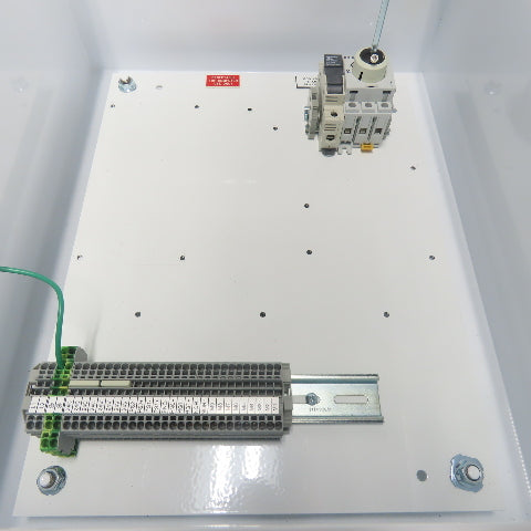 Hoffman A201608LP 20" X 16" X 8" Electrical Enclosure Type 12,13 W/ Backplate
