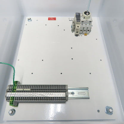 Hoffman A201608LP 20" X 16" X 8" Electrical Enclosure Type 12,13 W/ Backplate