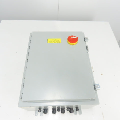 Hoffman A201608LP 20" X 16" X 8" Electrical Enclosure Type 12,13 W/ Backplate