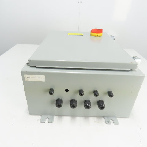Hoffman A201608LP 20" X 16" X 8" Electrical Enclosure Type 12,13 W/ Backplate