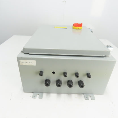 Hoffman A201608LP 20" X 16" X 8" Electrical Enclosure Type 12,13 W/ Backplate
