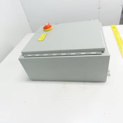 Hoffman A201608LP 20" X 16" X 8" Electrical Enclosure Type 12,13 W/ Backplate
