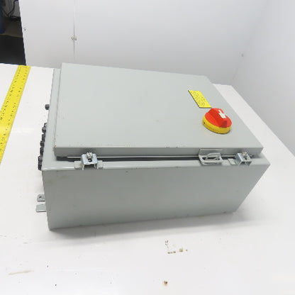 Hoffman A201608LP 20" X 16" X 8" Electrical Enclosure Type 12,13 W/ Backplate