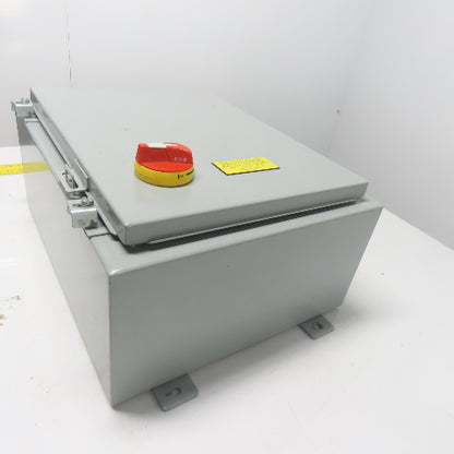 Hoffman A201608LP 20" X 16" X 8" Electrical Enclosure Type 12,13 W/ Backplate