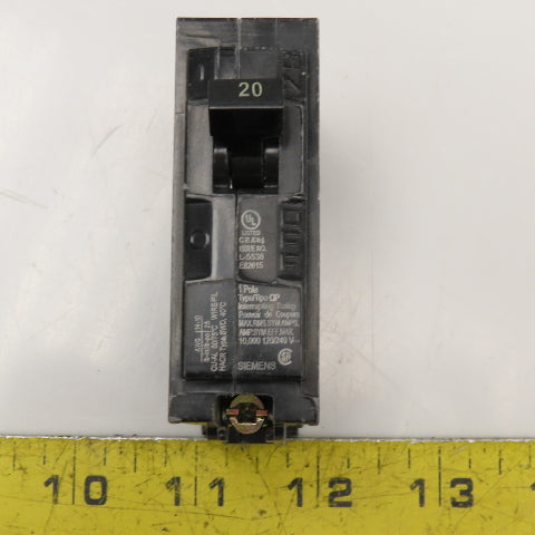 Siemens Type QP 20A 1 Pole Circuit Breaker 120/240V 60Hz NOS Lot Of 12
