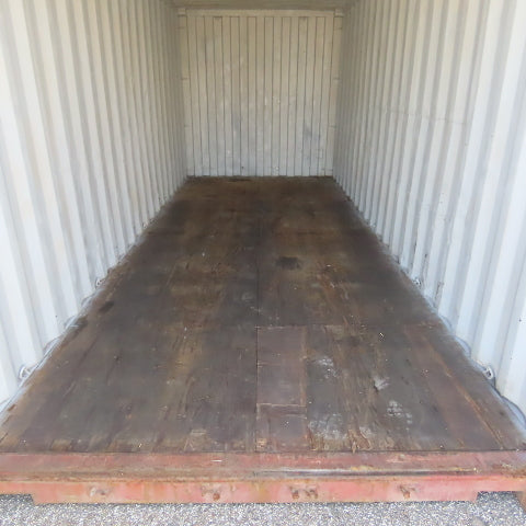 20' Standard Height End Door Shipping Container 89-3/4" x 92" Opening WWT