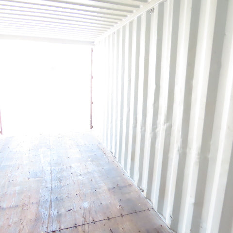 20' Standard Height End Door Shipping Container 89-3/4" x 92" Opening WWT