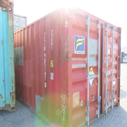 20' Standard Height End Door Shipping Container 89-3/4" x 92" Opening WWT