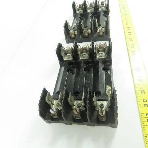Busmann R60060-3COR Fuse Block Holder 600V 60A Lot Of 2