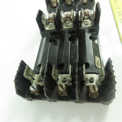 Busmann R60060-3COR Fuse Block Holder 600V 60A Lot Of 2