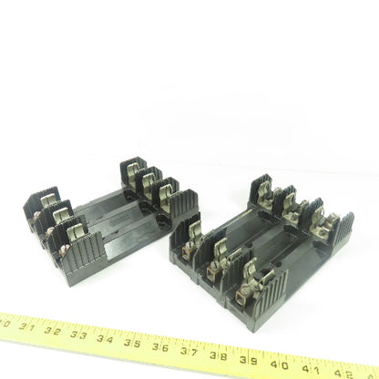 Busmann R60060-3COR Fuse Block Holder 600V 60A Lot Of 2