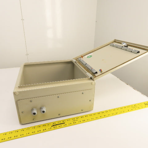 Lohmeier 15.75" x 15.75" x 7.5" Steel Electrical Enclosure W/ Backplate