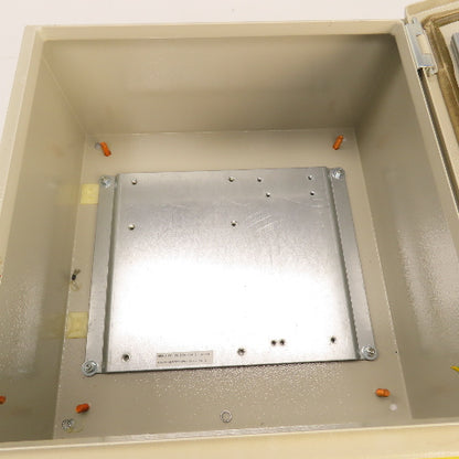 Lohmeier 15.75" x 15.75" x 7.5" Steel Electrical Enclosure W/ Backplate