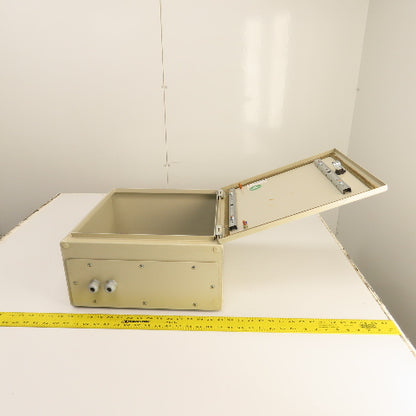 Lohmeier 15.75" x 15.75" x 7.5" Steel Electrical Enclosure W/ Backplate