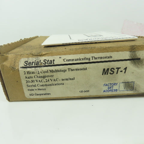 XCI MST-1 2 Heat/2 Cool Multistage Thermostat 20-30VAC NEW