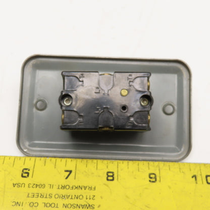 Arrow Hart 27944-G 125V 10A Max 3 Position High-Off-Low Selector Switch
