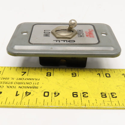 Arrow Hart 27944-G 125V 10A Max 3 Position High-Off-Low Selector Switch
