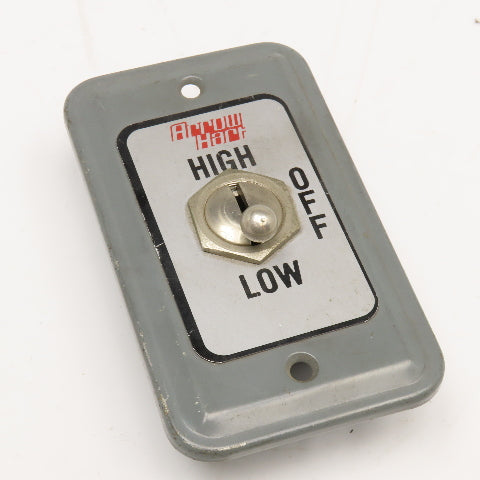 Arrow Hart 27944-G 125V 10A Max 3 Position High-Off-Low Selector Switch