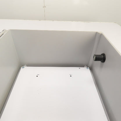 Hoffman A14128CHQRFG 14" x 12" x 8" Fiberglass Electrical Enclosure W/ Backplate
