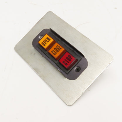 Oslo Controls Push Button Series On Plate Open Close Stop