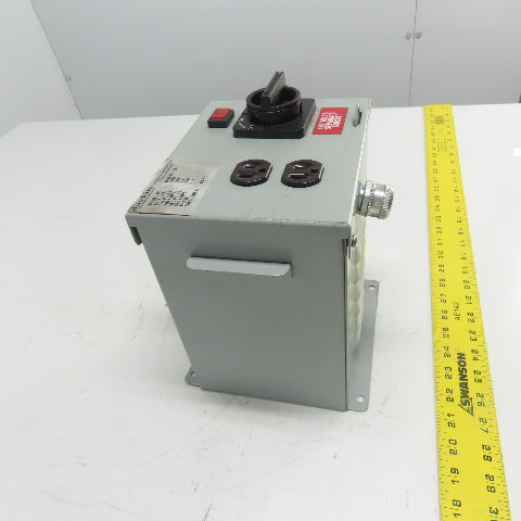 Daykin MDGTA-05 1000VA Disconnect Transformer Pri 480V Sec 120V 8.3A 1Ph
