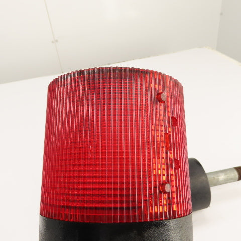 Federal Siganl LSB LSB-10 Litestak Safety Lights 120VAC Red & Amber Lot Of 2